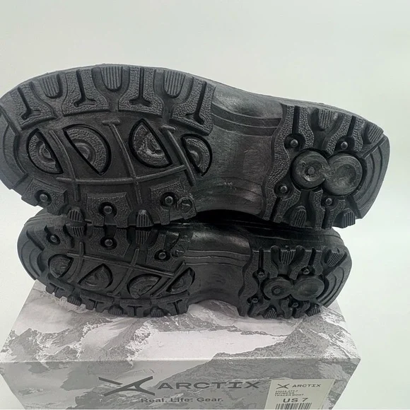 ARCTIX Womens sz 7 Cracked Marble White Quilted Faux Suede Tracer Boot NEW - Picture 7 of 12